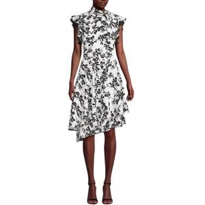 Mikael Aghal Cocktail Dress 14 Plus Semi Formal Bohemian Flutter Special $795